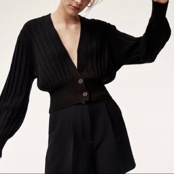 Aritzia Wilfred Button Front Cardigan Size L